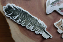 Load image into Gallery viewer, Set of 7 Weatherproof Fish and Feather Decals