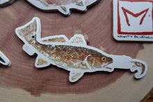 Load image into Gallery viewer, Set of 7 Weatherproof Fish and Feather Decals