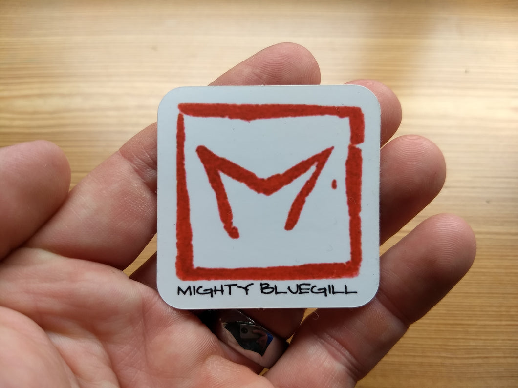 Mighty Bluegill Logo Decal