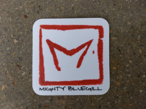 Mighty Bluegill Logo Decal